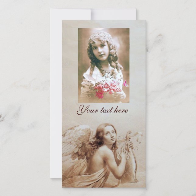 ÁNGEL QUE JUEGA A LYRA SOBRE LAS NUBES (Anverso)