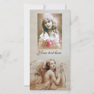 ÁNGEL QUE JUEGA A LYRA SOBRE LAS NUBES