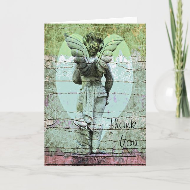 Ángel Santa Cruz gracias tarjeta (Anverso)