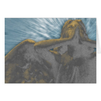 Ángel santo en presencia de dios