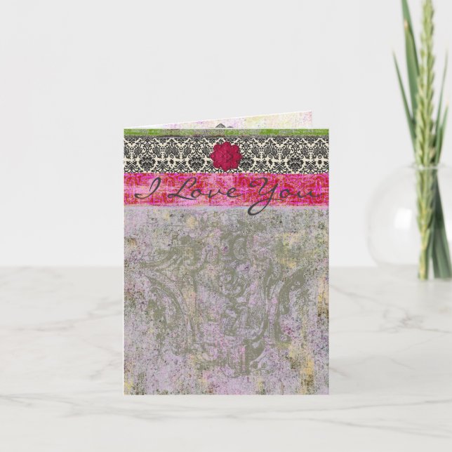 Angel Sing ~ Tarjeta de felicitación / nota (Anverso)