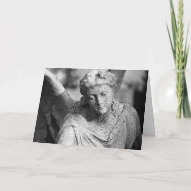 Ángel • Tarjeta de duelo (Anverso)