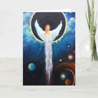 "Ángel tarjeta de felicitación del Bello Artes del