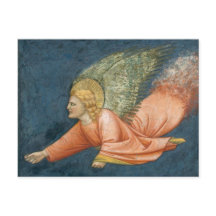 Ángel volador (seguidor de Giotto) Postal CC0509