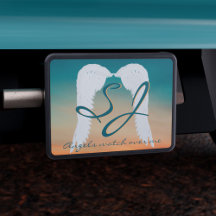 Ángel Wings Celestial Sunset Monograma Cubierta Hi