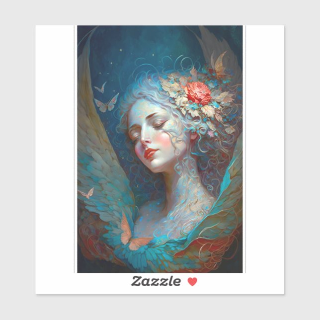 Angel Wings Fantasy Art Pegatina (Hoja)