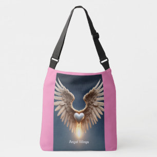 Angel Wings Gran Bolsa De Tote Cruzada De Cuerpo C