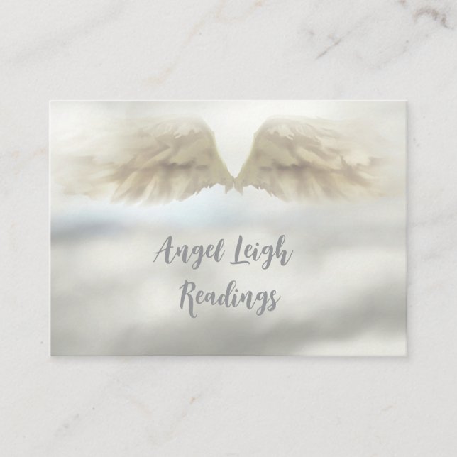 Angel Wings Light, Spiritual, Reiki, tarjeta de vi (Anverso)