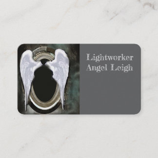 Angel Wings Light, Spiritual, Reiki, tarjeta de vi