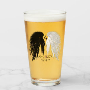 ANGEL WINGS Monograma 'Sólo mitad del mal' Gracios