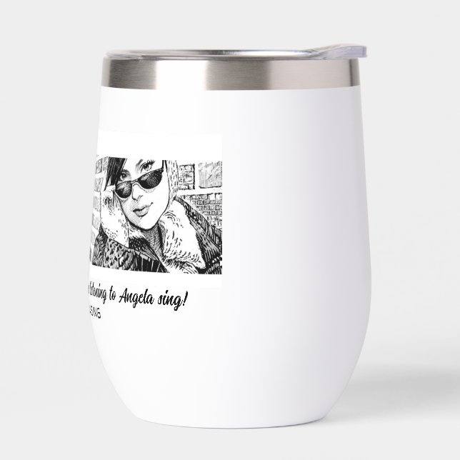 Angela Bingham Thermal Wine Tumbler (Izquierdo)