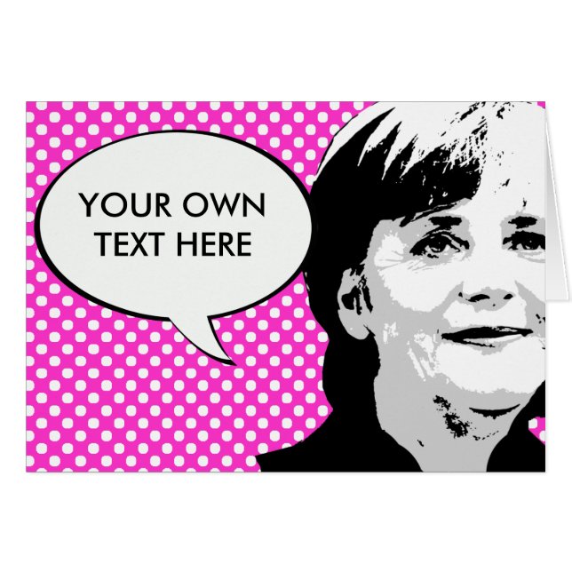Angela Merkel (Anverso (Horizontal))