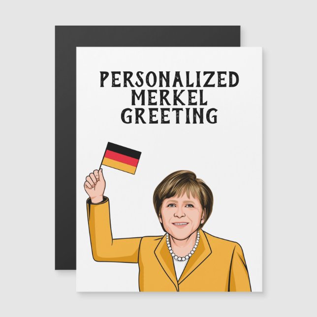 ANGELA MERKEL PERSONALIZADO (Anverso/Reverso)