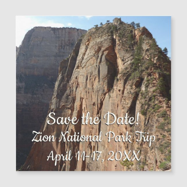 Ángeles aterrizando en el Parque Nacional de Zion (Anverso)