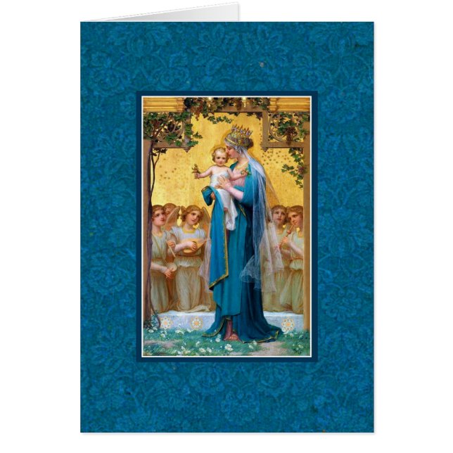 Ángeles bendecidos del Virgen María católicos (Frente)