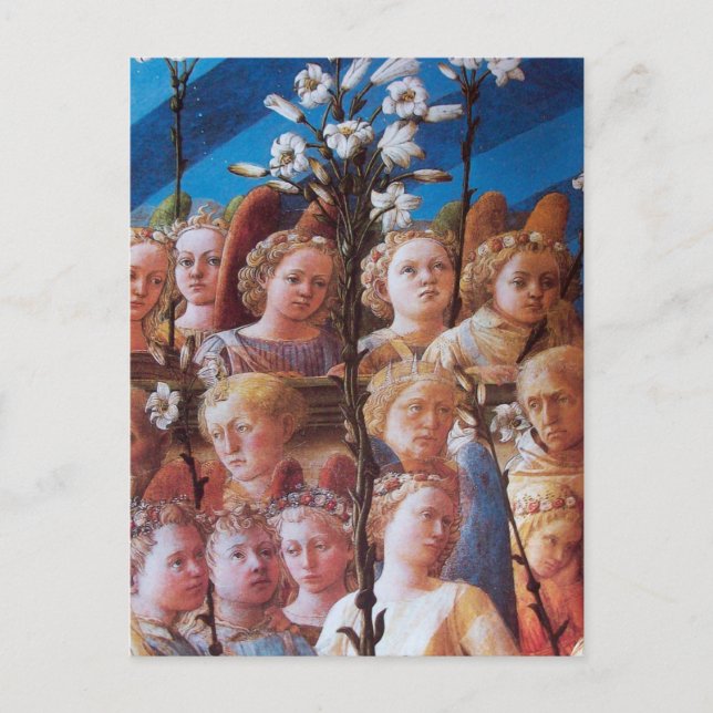 ANGELES CON TARJETA DE FESTIVIDAD DE NAVIDADES DE  (Anverso)