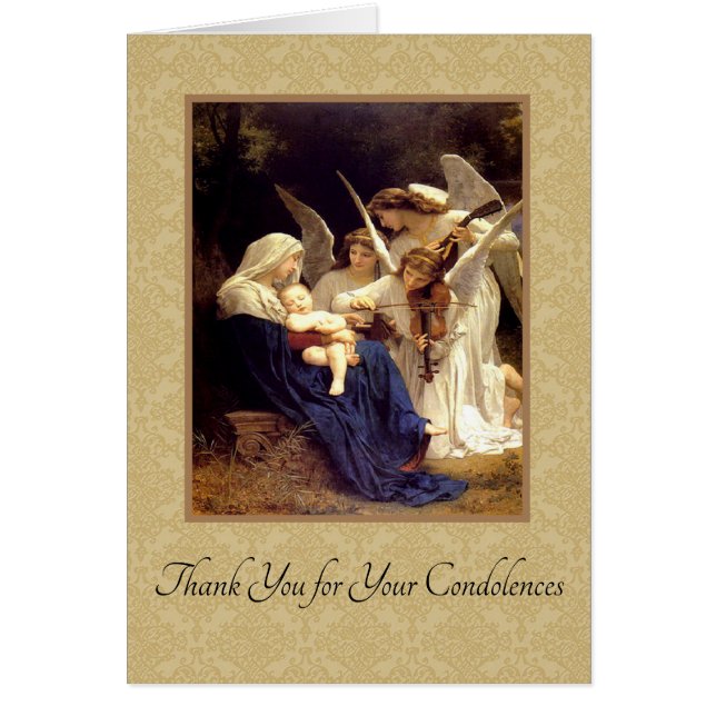 Ángeles de la Virgen María Tarjetas Católicas de A (Frente)