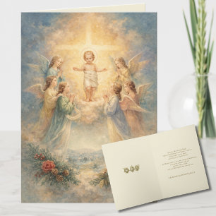 Ángeles de Navidad Adorando al Niño Jesús