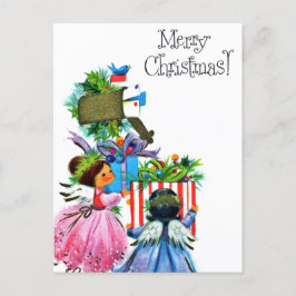 Ángeles de Navidad retro vintage