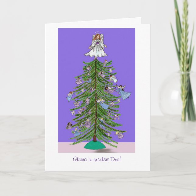 Ángeles del árbol de navidad (Anverso)