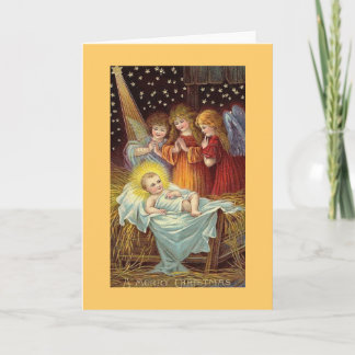 Ángeles del navidad de un Mery con el bebé Jesús