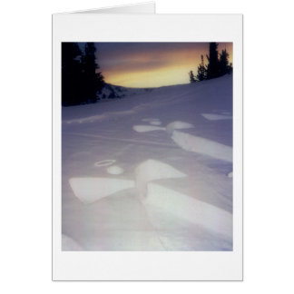 Ángeles en la puesta del sol