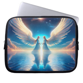 Ángeles gemelos en el universo en una bolsa de ele