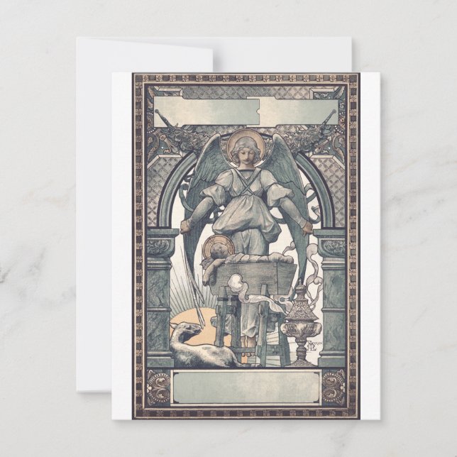 Ángeles guardianes con Jesús (Anverso)