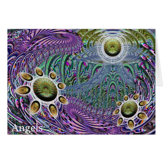 Ángeles: Tres por la tarjeta ocho (Anverso (Horizontal))