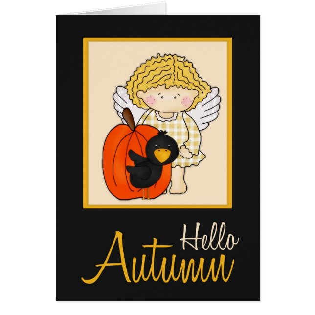 Angelica Autumn Angel Hello Autumn Card d2 (Frente)