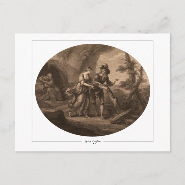 Angelica Kauffman #177 - Postales Bellas Artes (Anverso)