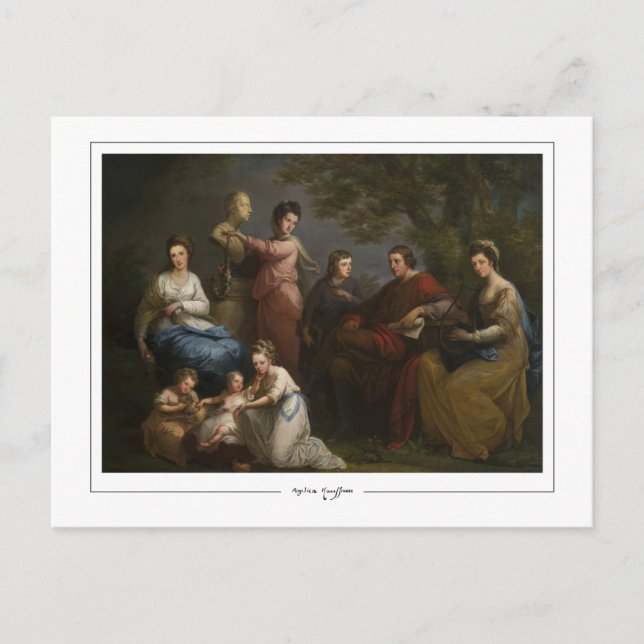 Angelica Kauffman #200 - Postales Bellas Artes (Anverso)