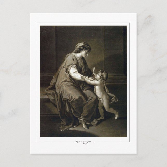 Angelica Kauffman #214 - Postales Bellas Artes (Anverso)