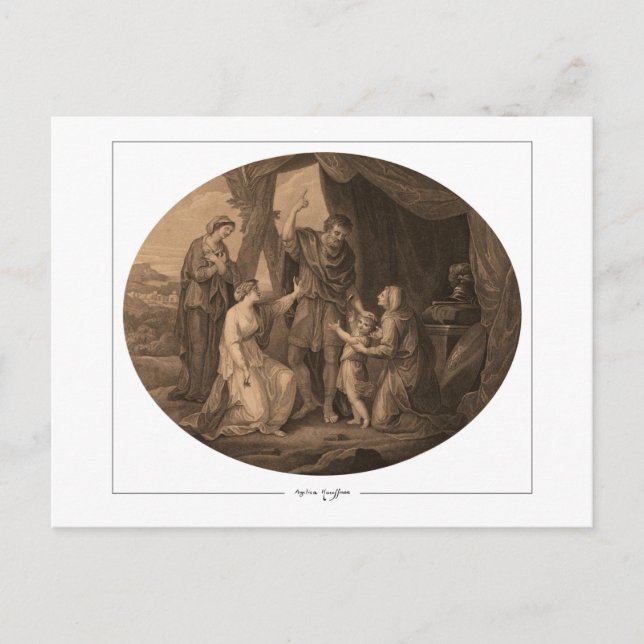 Angelica Kauffman #93 - Postales Bellas Artes (Anverso)