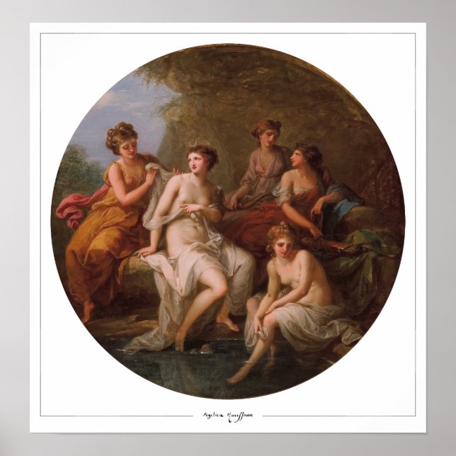 Angelica Kauffman Poster de arte Zedign #9 (Frente)