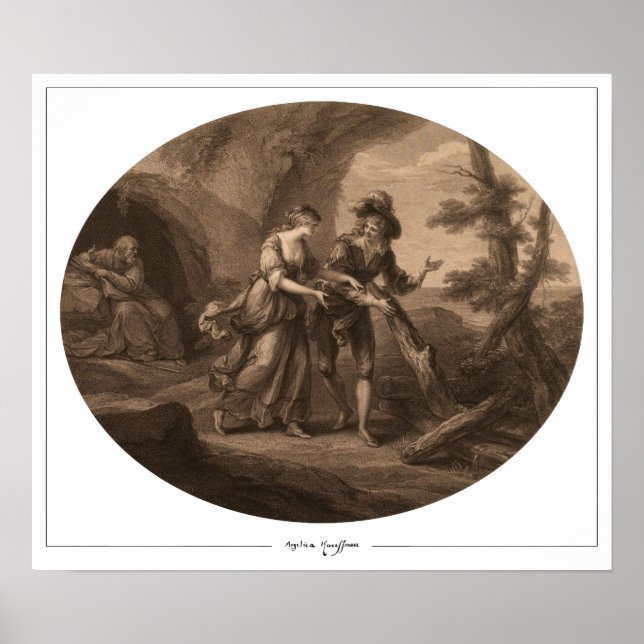 Angelica Kauffman Zedign Poster de arte #177 (Frente)