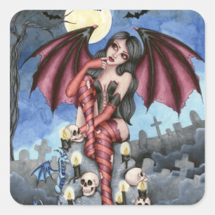 Angelique - Pegatina de hadas de vampiros