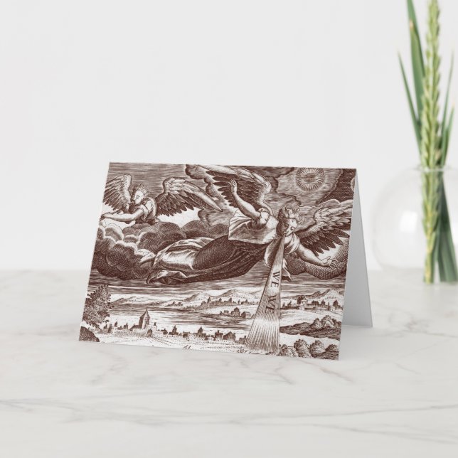 Angels del libro de revelaciones - Tarjeta de salu (Anverso)