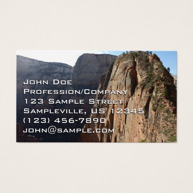 Angels Landing en Zion National Park (Frente)