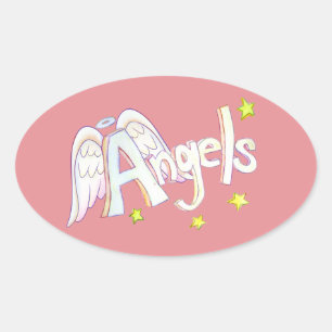 Angels Palabras Inspiradoras Decretos Pegatinas de