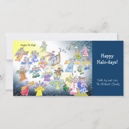 Angels personalizados Con Tarjeta De Fotos De Alta