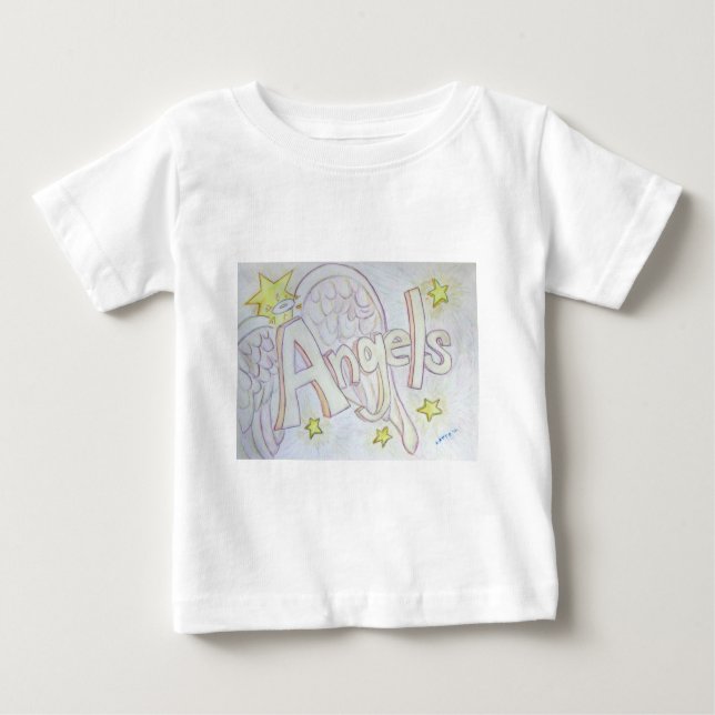 Angels Word Personalizados Inspiradores Camisetas  (Anverso)