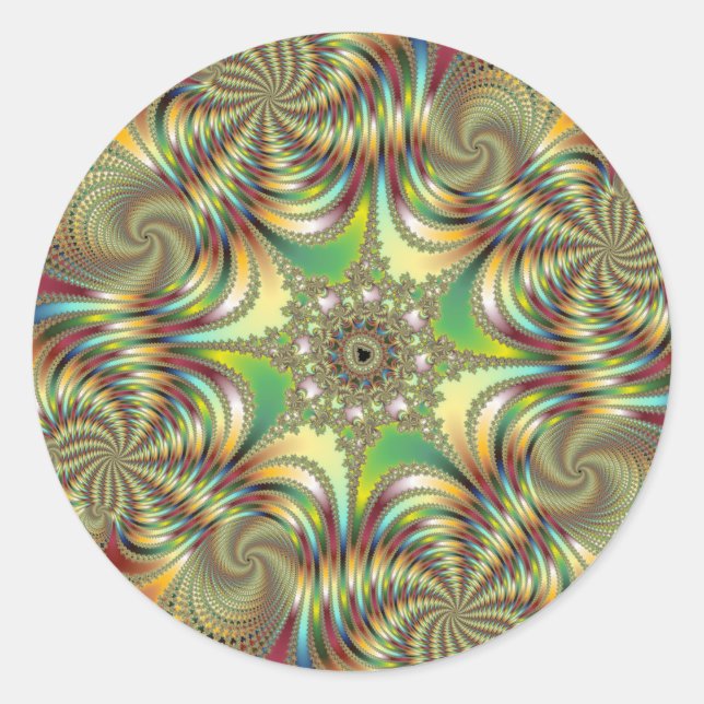 Angelus - Pegatina fractal (Anverso)