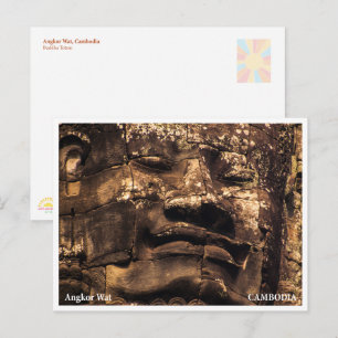Angkor Wat Camboya Buda Tótem Tarjeta Postal de Vi