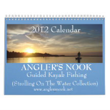 Anglers Nook pesca guiada en kayak 2012 Calendario
