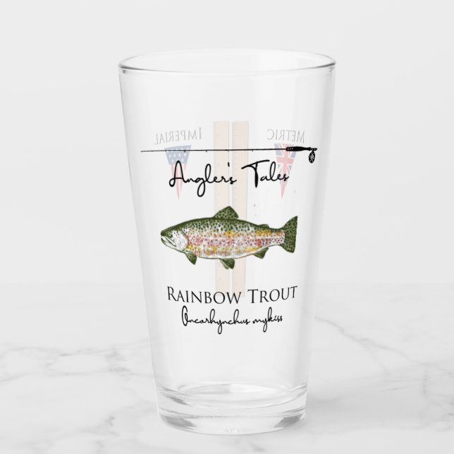 Angler's Tales Pint Glass - Fishermen Storytelling (Anverso)