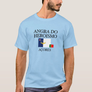 Angra hace la camisa coloreada Açores de Heroismo