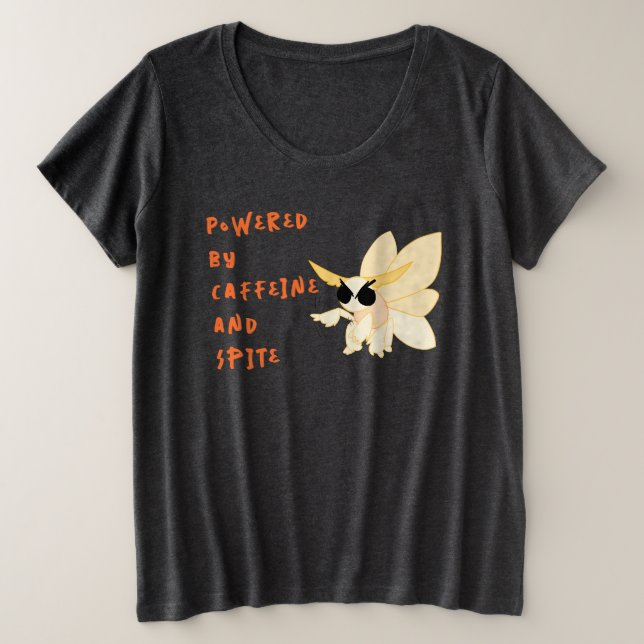 Angry Imperial Moth Caffeine & Sprite Meme Shirt (Anverso del diseño)