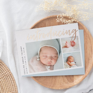 Ángulo moderno   Anuncio de nacimiento de tres Rel