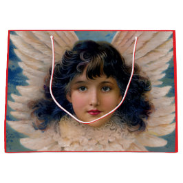 ÁNGULOS DE VINTAJE DE LA BOLSA DE REGALO EN REDS Y